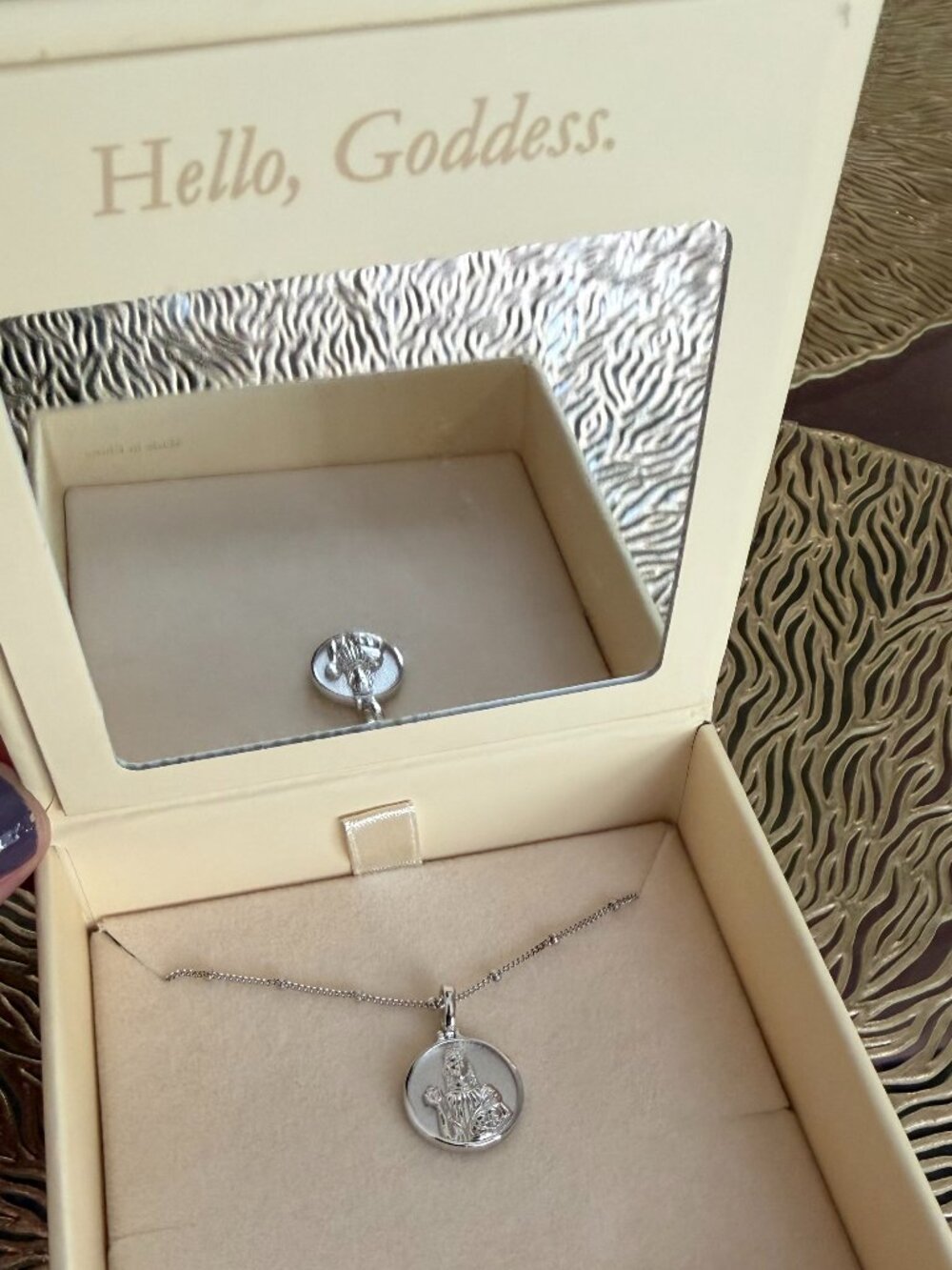 .925 Sterling Silver Persephone Pendant Necklace by Awe Inspired, New in Box